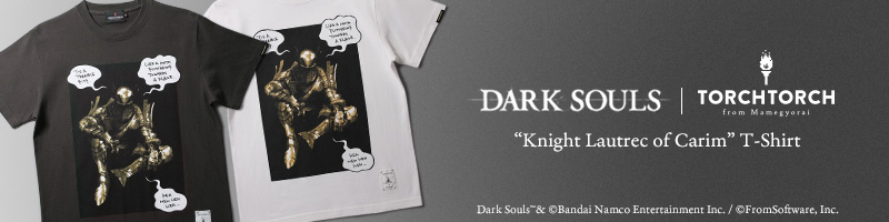 ダークソウル × TORCH TORCH/ 女神の騎士ロートレクのTシャツ