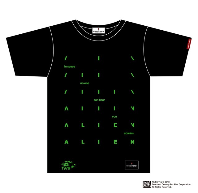 TORCH TORCH/ エイリアン "TITLE I" Tシャツ: 東京コミコン限定版