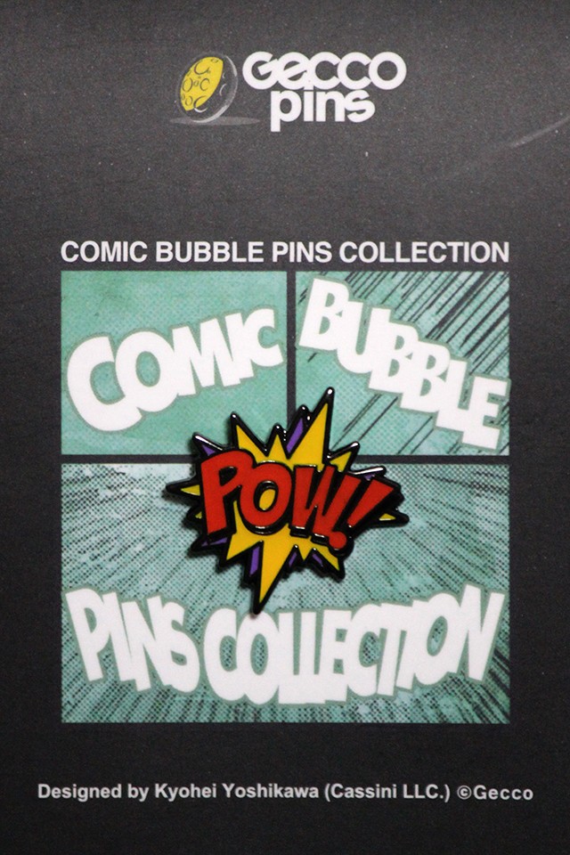 Gecco pins/ コミックバブル ピンズコレクション: POW!（ポウッ！）