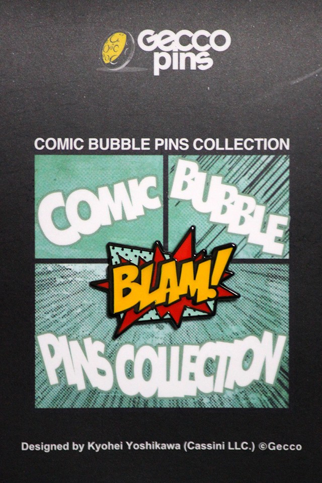 Gecco pins/ コミックバブル ピンズコレクション: BLAM!（ブラァム！）