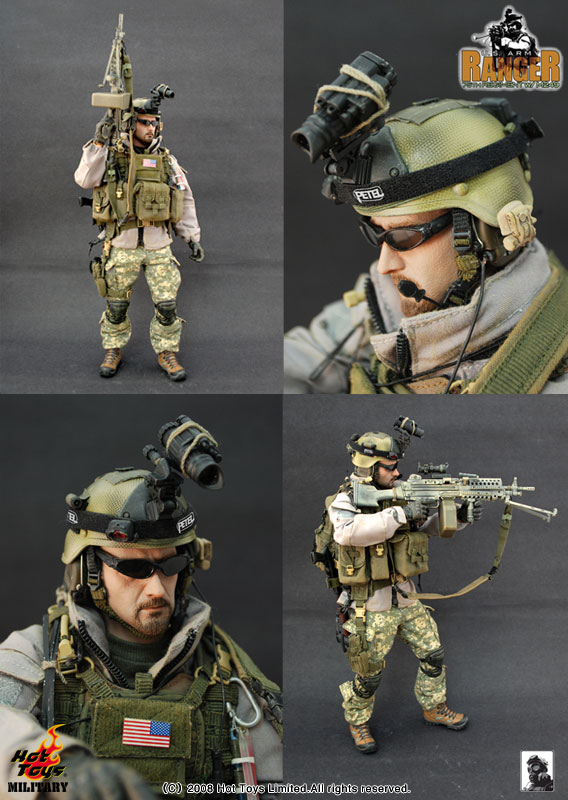 ミリタリー/ スペシャル・フォース 1/6 アクション フィギュア: US ARMY RANGER 75th REGIMENT M249 ver - イメージ画像2