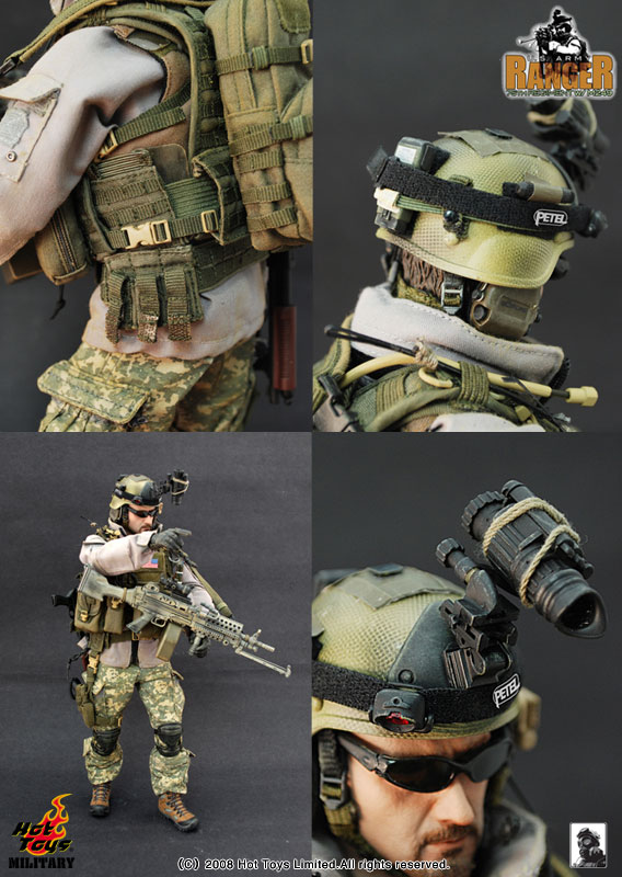 ミリタリー/ スペシャル・フォース 1/6 アクション フィギュア: US ARMY RANGER 75th REGIMENT M249 ver - イメージ画像4