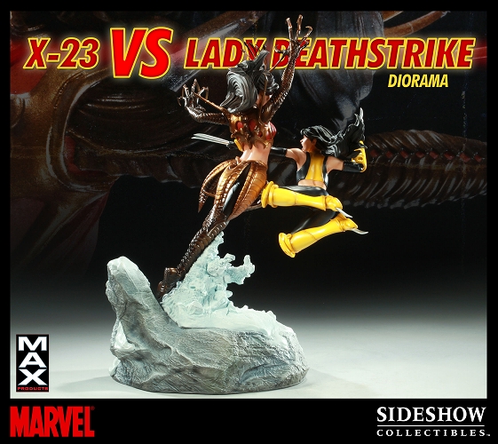 マーベル/ X-23 vs レディデスストライク ジオラマ スタチュー - イメージ画像2