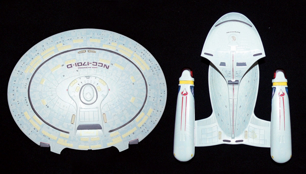 スタートレック/ U.S.S. エンタープライズD NCC-1701D 1/2000/ 映画・海外ドラマ/ 青島文化教材社（アオシマ） -  イメージ画像9 - 映画・アメコミ・ゲーム フィギュア・グッズ・Tシャツ通販