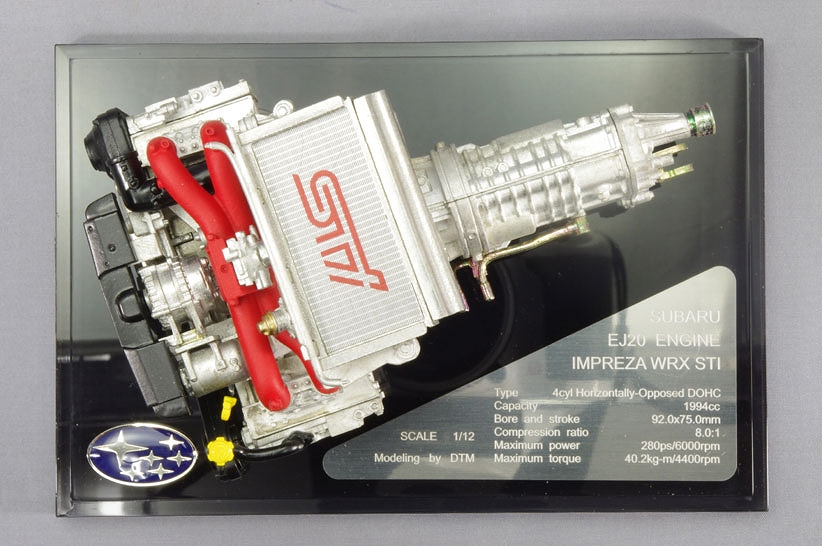 EJ20 engine models from SUBARU IMPREZA WRX STI GDB 1/12 DTM004 ...