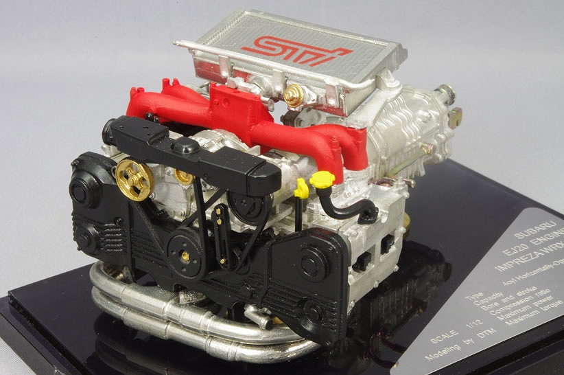 EJ20 engine models from SUBARU IMPREZA WRX STI GDB 1/12 DTM004 ...