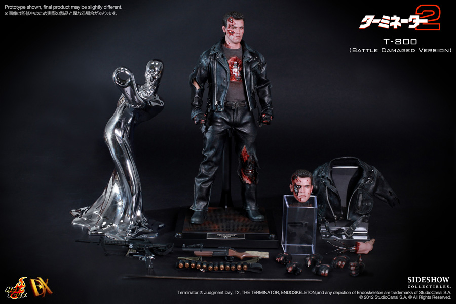 ターミネーター2/ ムービー・マスターピース デラックス 1/6 フィギュア: T-800 バトルダメージ ver - イメージ画像23