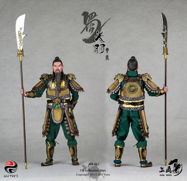 トップ 希少 303TOYS 三国志 関羽 1 6 アクションフィギュア labca.com.ar