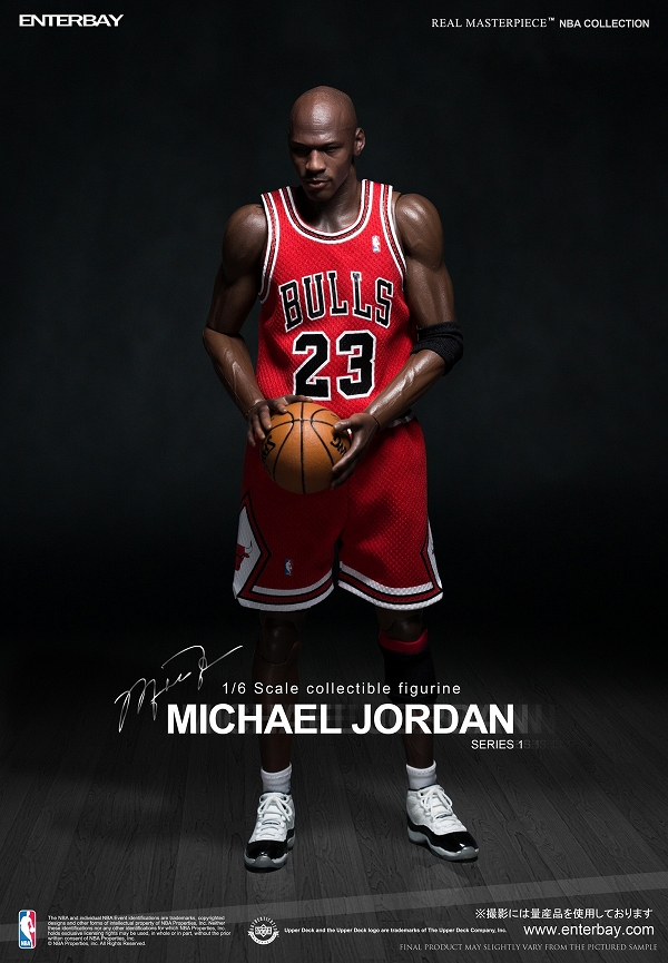 1/6 リアルマスターピース コレクティブル フィギュア/ NBAクラシックコレクション: マイケル・ジョーダン "I'm Legend #23" ロード・ユニフォーム ver - イメージ画像1