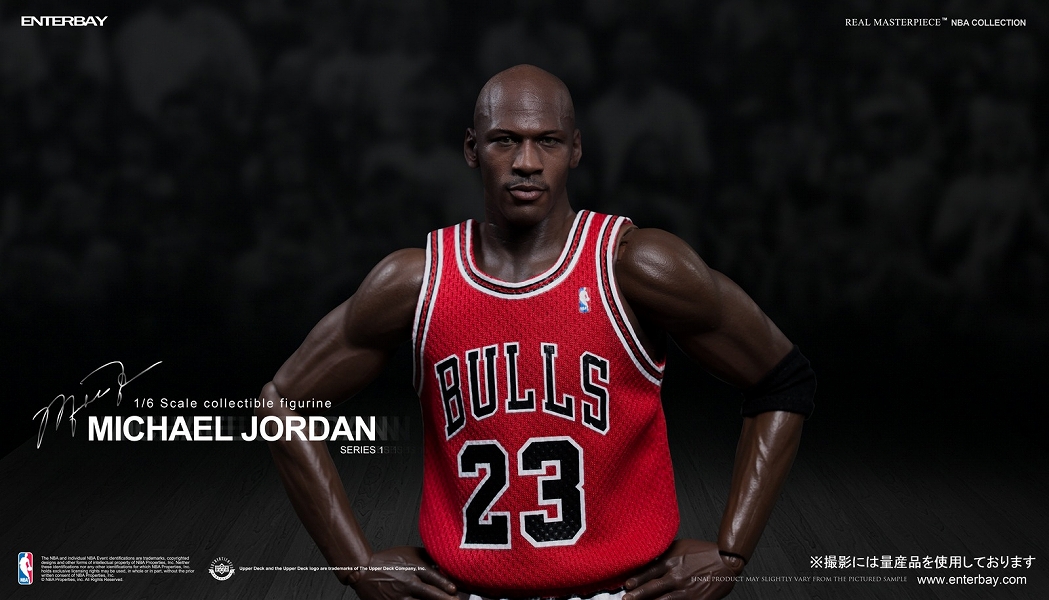 1/6 リアルマスターピース コレクティブル フィギュア/ NBAクラシックコレクション: マイケル・ジョーダン "I'm Legend #23" ロード・ユニフォーム ver - イメージ画像5