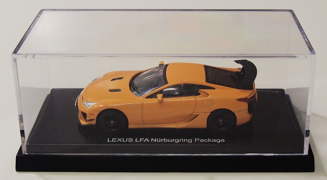 徳間EC限定 レクサス LFA ニュルブルクリンクパッケージ イエロー 1/64