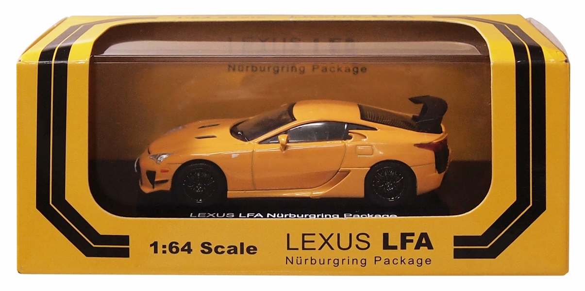 徳間EC限定 レクサス LFA ニュルブルクリンクパッケージ イエロー 1/64