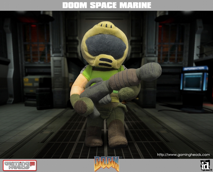 【豆魚雷流通限定】ドゥーム The Ultimate Doom/ スペースマリーン 11インチ プラッシュ - イメージ画像1