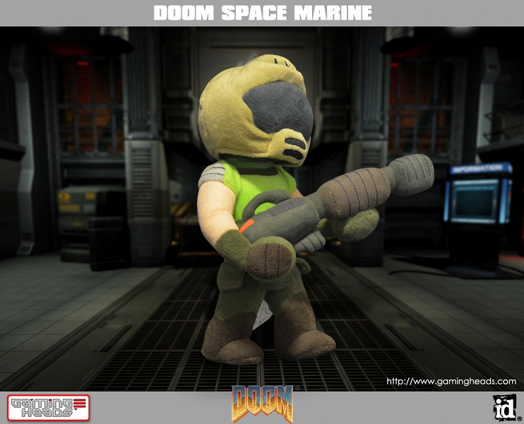 【豆魚雷流通限定】ドゥーム The Ultimate Doom/ スペースマリーン 11インチ プラッシュ - イメージ画像2
