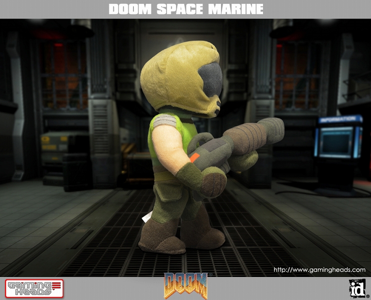 【豆魚雷流通限定】ドゥーム The Ultimate Doom/ スペースマリーン 11インチ プラッシュ - イメージ画像3