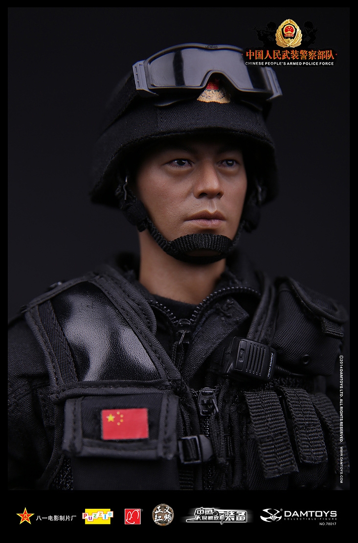 中国人民武装警察部隊 対テロ部隊 1/6 アクションフィギュア 78017 