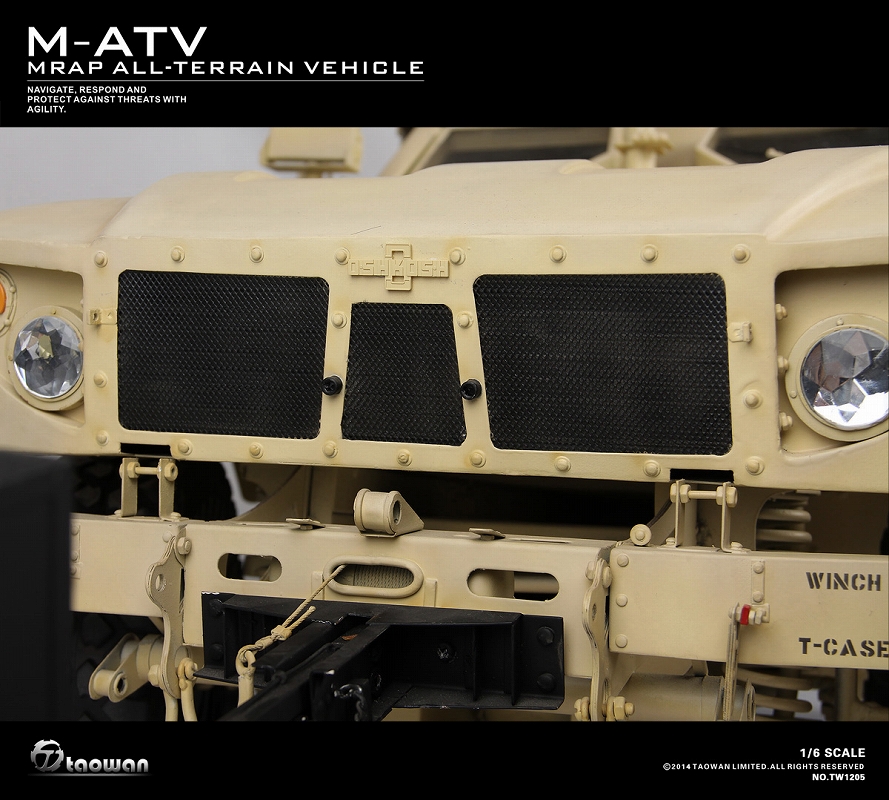 【銀行振込・クレジットカード支払い】【送料無料】フルメタル M-ATV 全地形対応対地雷 軽装甲高機動車 1/6 TW1205 - イメージ画像7