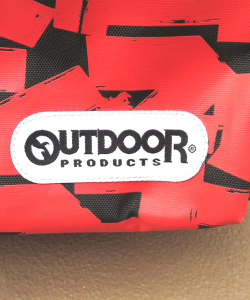 ゴジラ Outdoor Products デイパック ロゴ柄 赤 特撮系 アウトドア