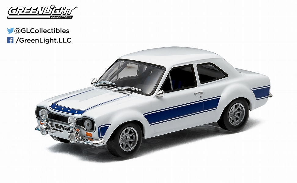 1974 フォード エスコート RS2000 MkI ホワイト with ブルーストライプ