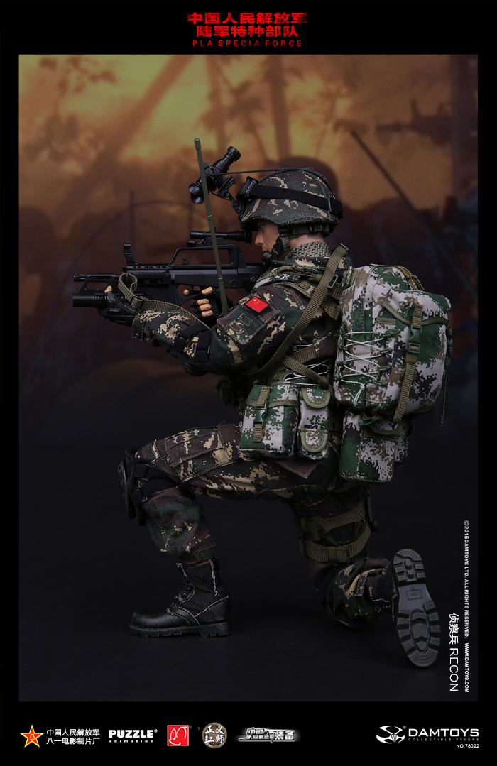 中国 人民解放軍 特殊部隊 偵察兵 1/6 アクションフィギュア 78022 