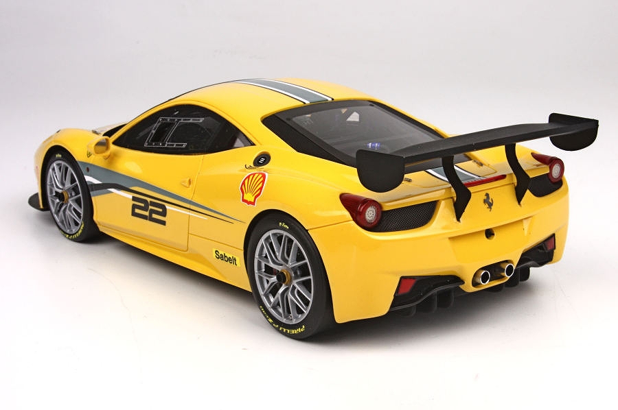 直販新品BBR フェラーリ 458 チャレンジ EVO プレスティ 2013 1/18 ミニカー 難あり BBR