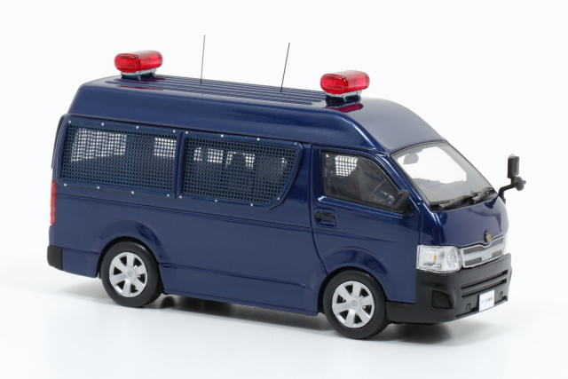 トヨタ ハイエース DX 4door ハイルーフ 2013 警察本部警備部機動隊ゲリラ対策車両 1/43 H7431306 - イメージ画像1