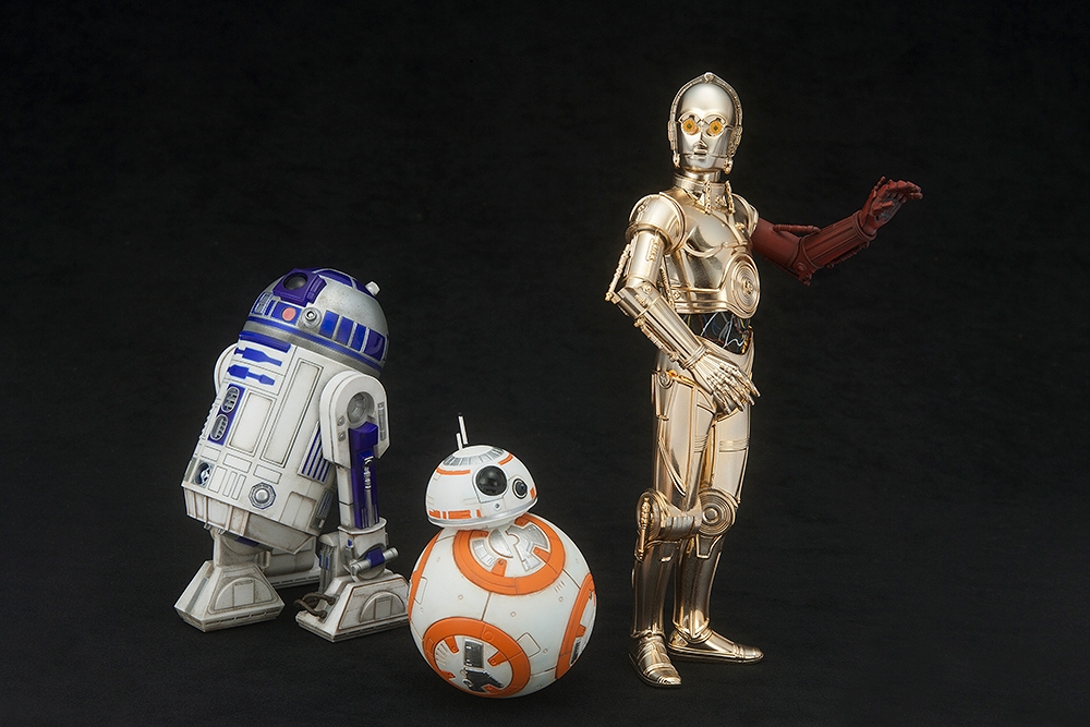 ARTFX+/ スターウォーズ フォースの覚醒: R2-D2＆C-3PO with BB-8 1/10