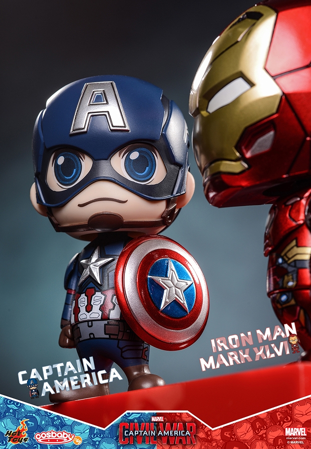 【お一人様3点限り】コスベイビー/ シビル・ウォー キャプテン・アメリカ サイズS: キャプテン・アメリカ vs アイアンマン・マーク46 2PK - イメージ画像5