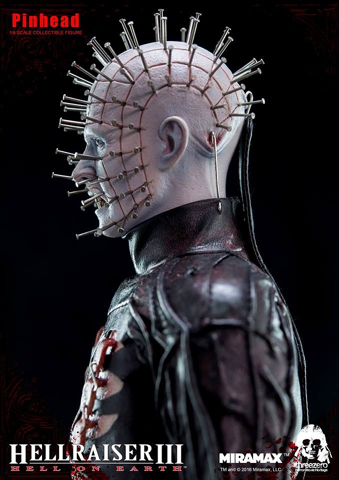 ホラームービーヘリテージ/ ヘルレイザー3 Hellraiser III Hell on Earth: ピンヘッド 1/6 アクションフィギュア - イメージ画像14