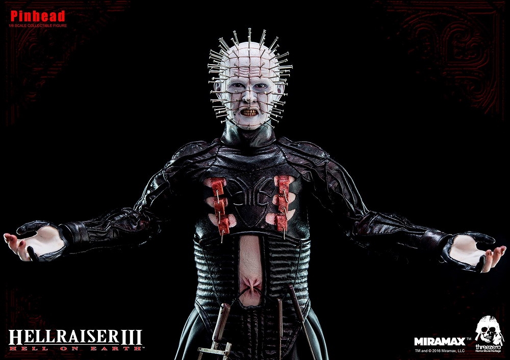 ホラームービーヘリテージ/ ヘルレイザー3 Hellraiser III Hell on Earth: ピンヘッド 1/6 アクションフィギュア - イメージ画像17