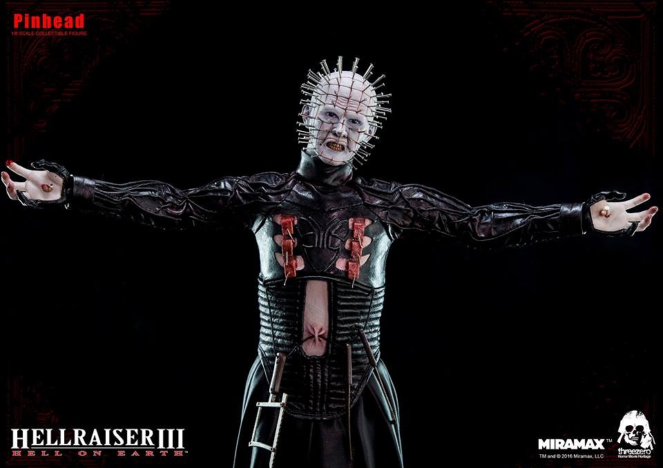 ホラームービーヘリテージ/ ヘルレイザー3 Hellraiser III Hell on Earth: ピンヘッド 1/6 アクションフィギュア - イメージ画像18