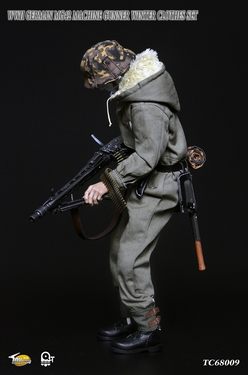 メール・アウトフィット/ WW.II ドイツ軍 MG42 マシンガンナー ウィンター クロス 1/6 セット TC68009 - イメージ画像14