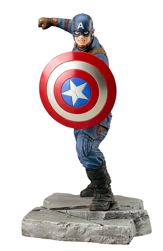 【送料無料】ARTFX+/ シビル・ウォー キャプテン・アメリカ: キャプテン・アメリカ vs アイアンマン・マーク46 1/10 PVCスタチュー 2種セット - イメージ画像2