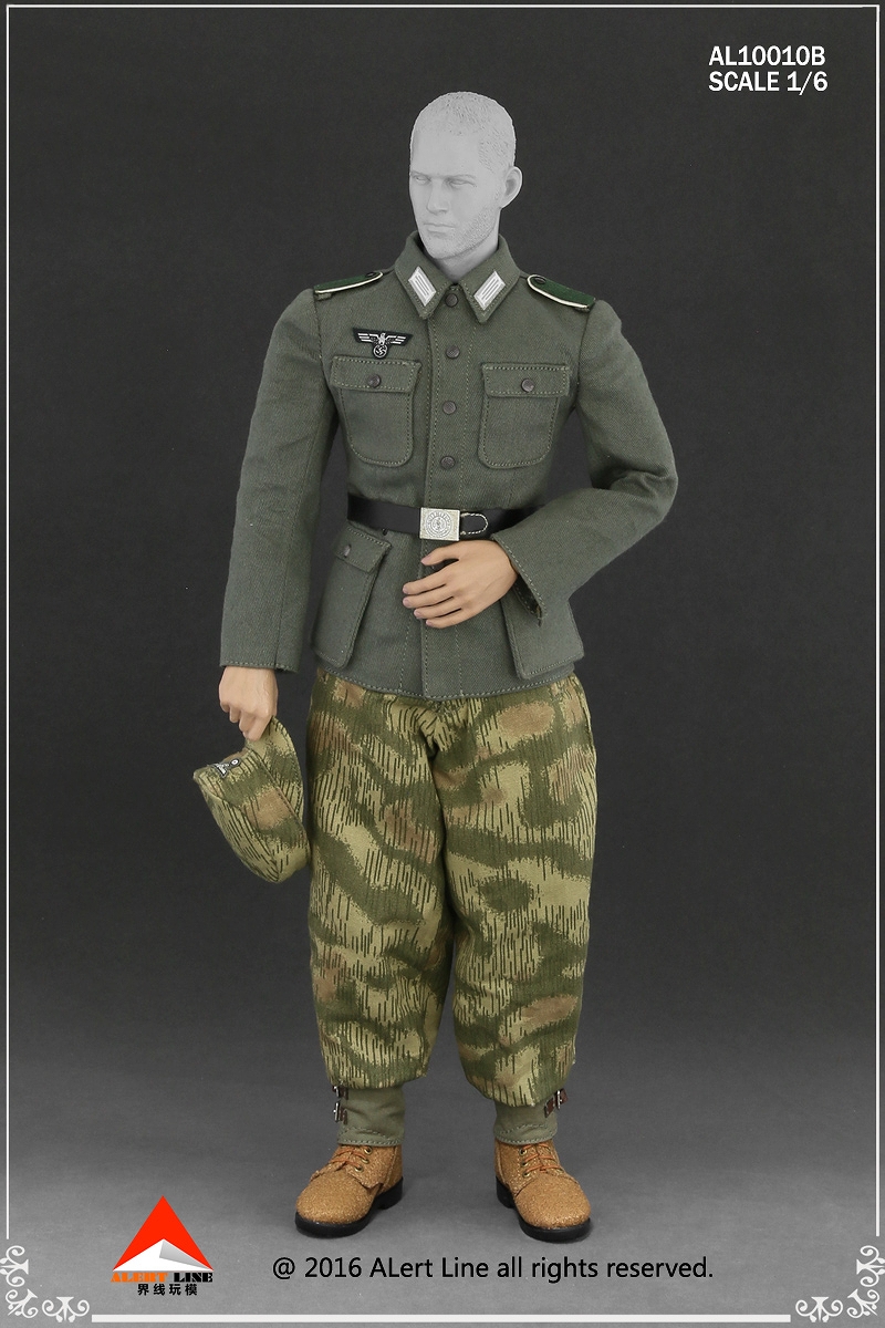 WWII ドイツ 国防軍 カモフラージュ スワンプカモフラージュ 1/6 セット AL10010B - イメージ画像3