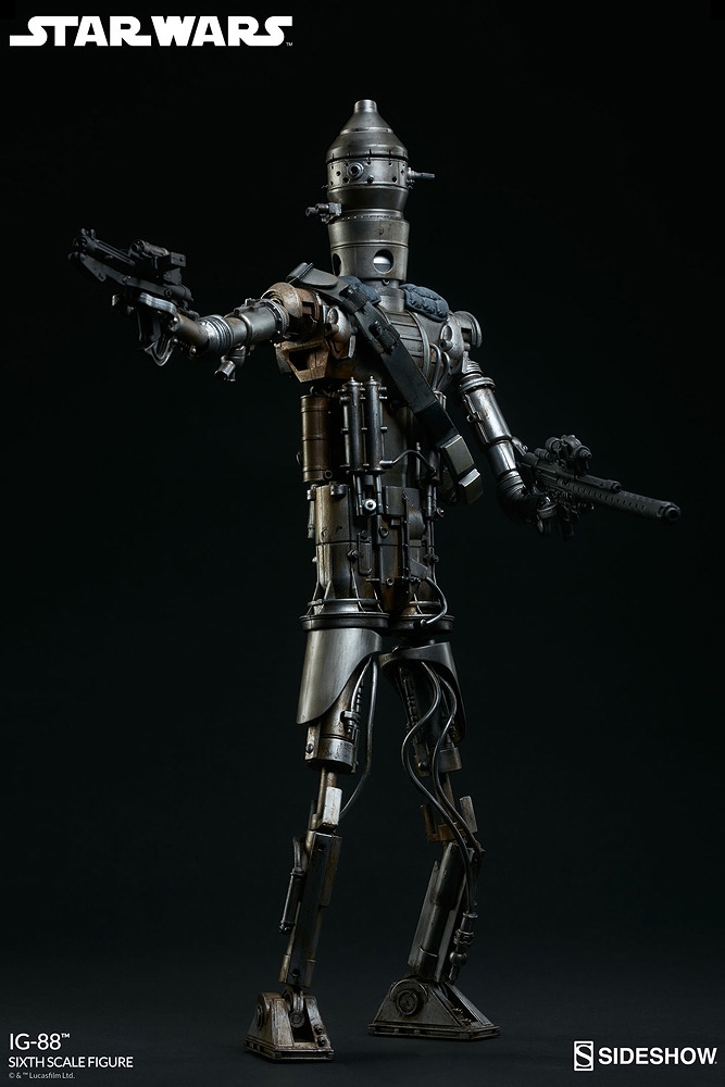 スターウォーズ/ スカム＆ヴィラニー・オブ・スターウォーズ: IG-88 1/6 アクションフィギュア ver.2 - イメージ画像4