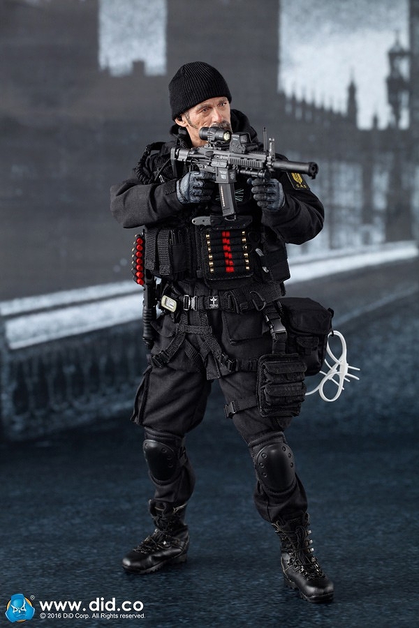 ブリティッシュ スペシャルエアーサービス SAS B スコードロン ブラックオプスチーム ショーン 1/6 アクションフィギュア MA1005 - イメージ画像12