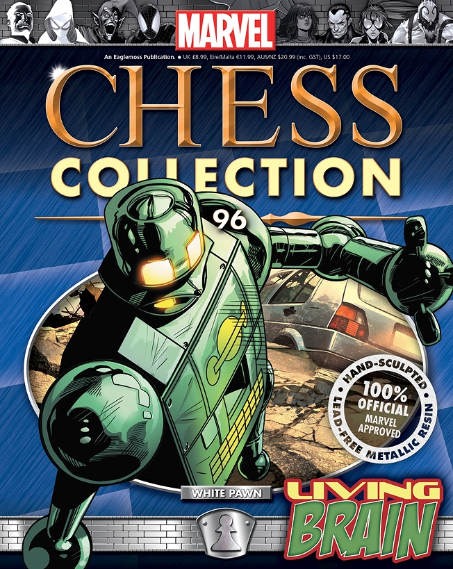 マーベル チェス フィギュアコレクションマガジン/ #96 リビング・ブレイン as ホワイトポーン - イメージ画像2