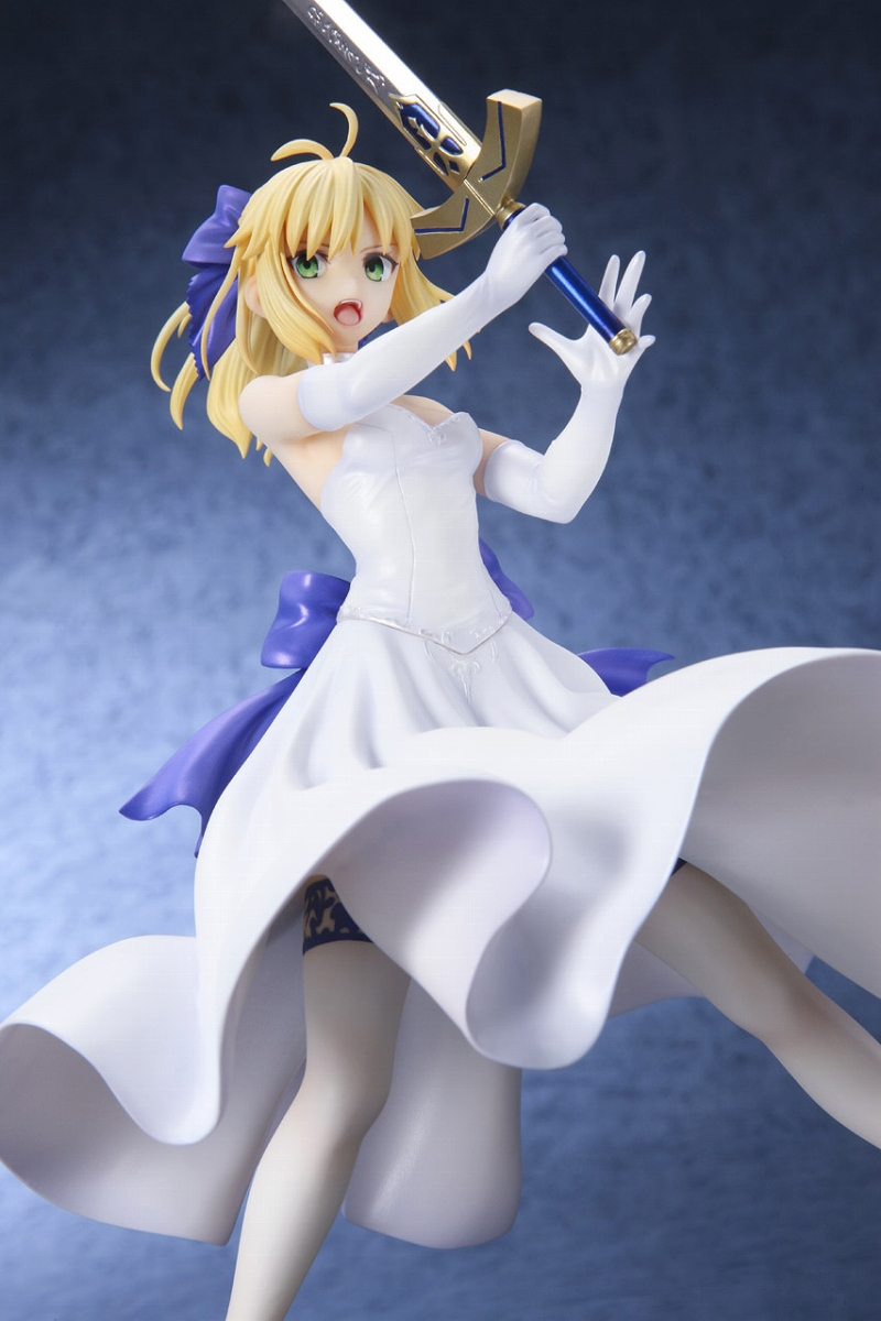 Fate/stay night Unlimited Blade Works/ セイバー 1/8 PVC 白ドレス