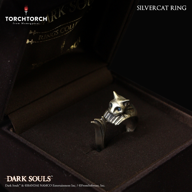 ダークソウル × TORCH TORCH/ リングコレクション: 銀猫の指輪 メンズ