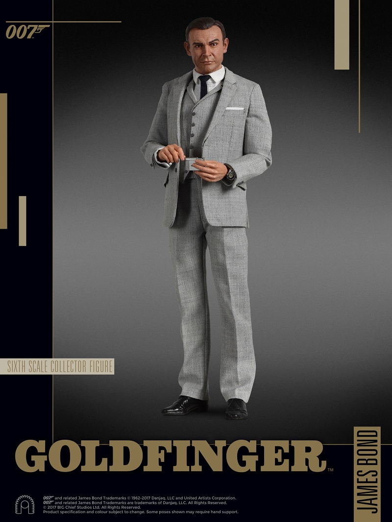007 ゴールドフィンガー/ ショーン・コネリー ジェームズ・ボンド 1/6 アクションフィギュア - イメージ画像6