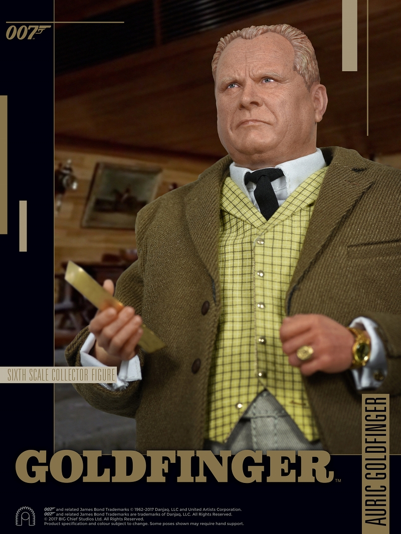 007 ゴールドフィンガー/ ゲルト・フレーベ オーリック・ゴールドフィンガー 1/6 アクションフィギュア - イメージ画像10