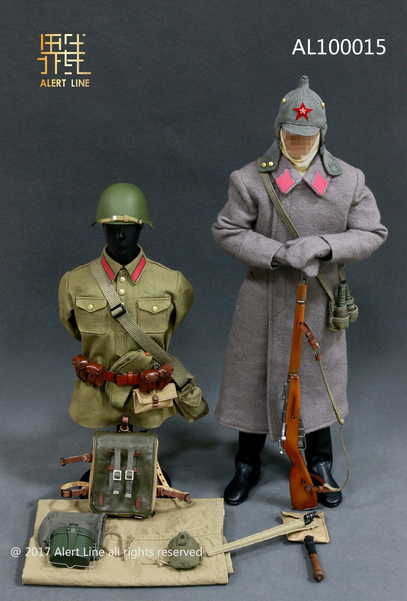 WWII ソビエト 赤軍 歩兵 1/6 コスチュームセット AL100015 - イメージ画像1