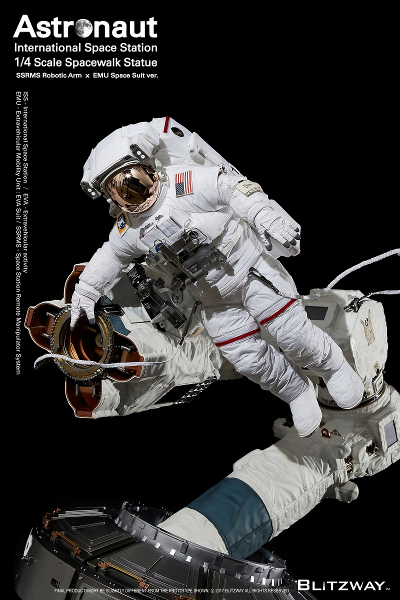 【内金確認後のご予約確定】【送料無料】スパーブスケールスタチュー/ ザ・リアル: アストロノーツ ISS EMU 1/4 スタチュー BW-SS-20201 - イメージ画像11