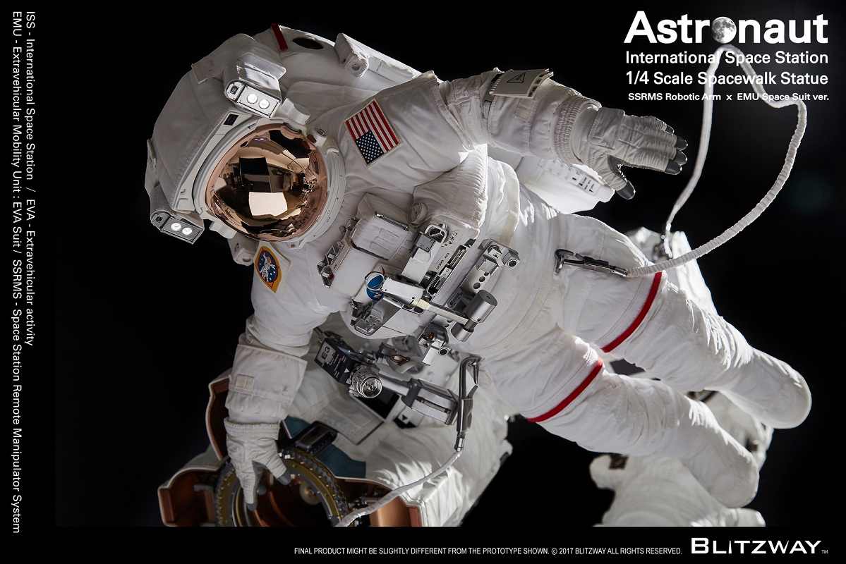 【内金確認後のご予約確定】【送料無料】スパーブスケールスタチュー/ ザ・リアル: アストロノーツ ISS EMU 1/4 スタチュー BW-SS-20201 - イメージ画像16