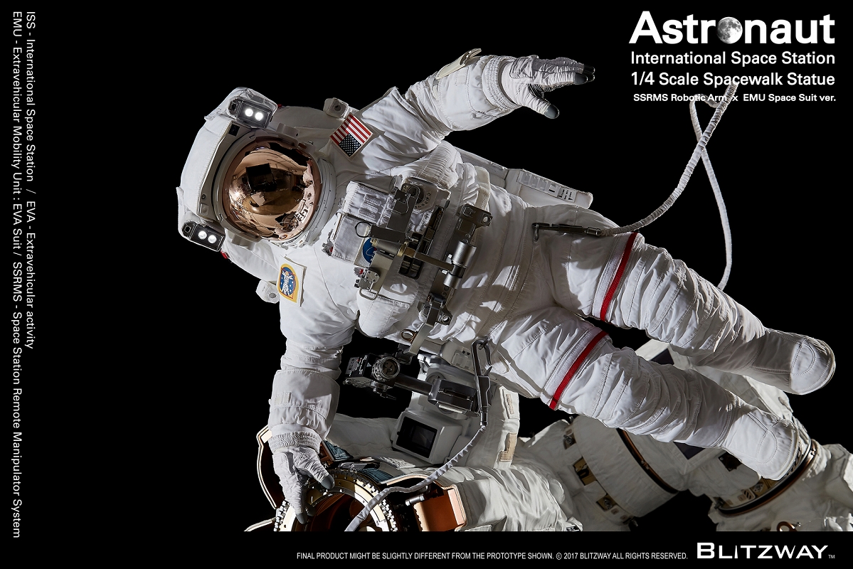 【内金確認後のご予約確定】【送料無料】スパーブスケールスタチュー/ ザ・リアル: アストロノーツ ISS EMU 1/4 スタチュー BW-SS-20201 - イメージ画像17
