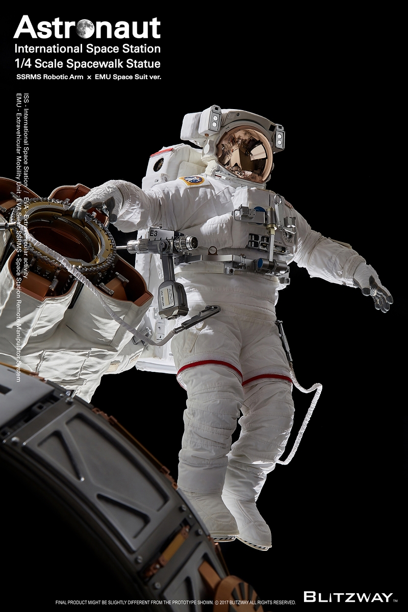 【内金確認後のご予約確定】【送料無料】スパーブスケールスタチュー/ ザ・リアル: アストロノーツ ISS EMU 1/4 スタチュー BW-SS-20201 - イメージ画像19