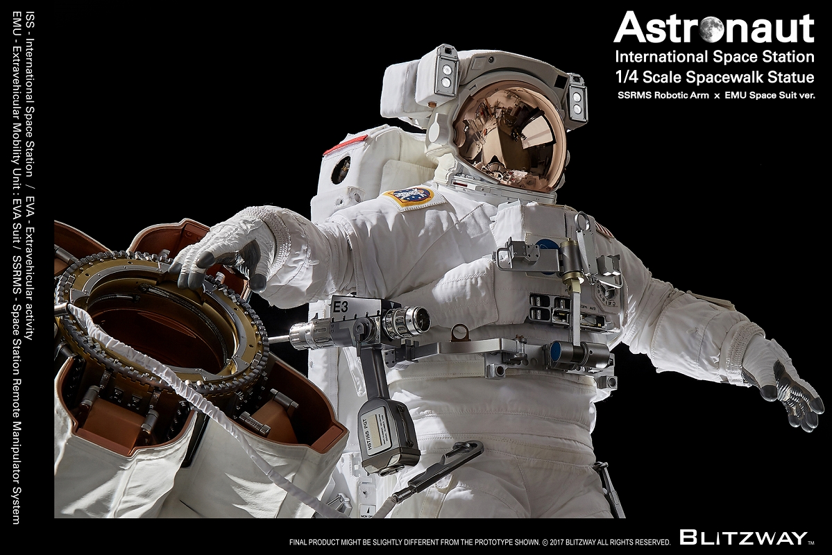 【内金確認後のご予約確定】【送料無料】スパーブスケールスタチュー/ ザ・リアル: アストロノーツ ISS EMU 1/4 スタチュー BW-SS-20201 - イメージ画像20