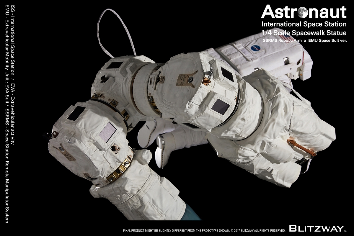 【内金確認後のご予約確定】【送料無料】スパーブスケールスタチュー/ ザ・リアル: アストロノーツ ISS EMU 1/4 スタチュー BW-SS-20201 - イメージ画像24