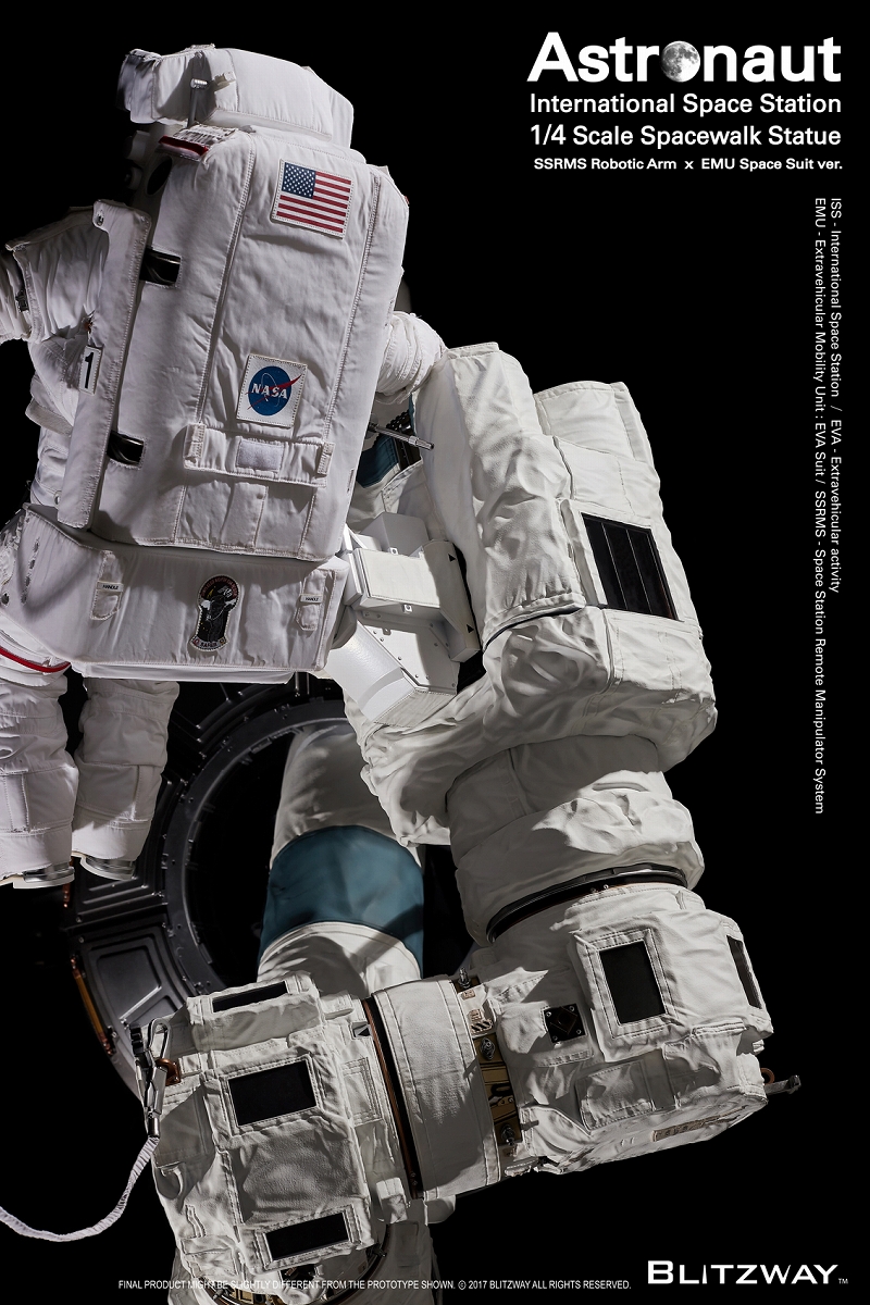 【内金確認後のご予約確定】【送料無料】スパーブスケールスタチュー/ ザ・リアル: アストロノーツ ISS EMU 1/4 スタチュー BW-SS-20201 - イメージ画像25