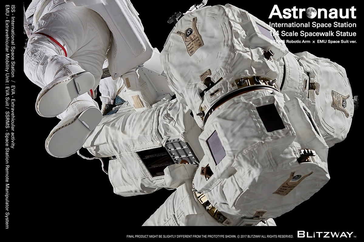【内金確認後のご予約確定】【送料無料】スパーブスケールスタチュー/ ザ・リアル: アストロノーツ ISS EMU 1/4 スタチュー BW-SS-20201 - イメージ画像26